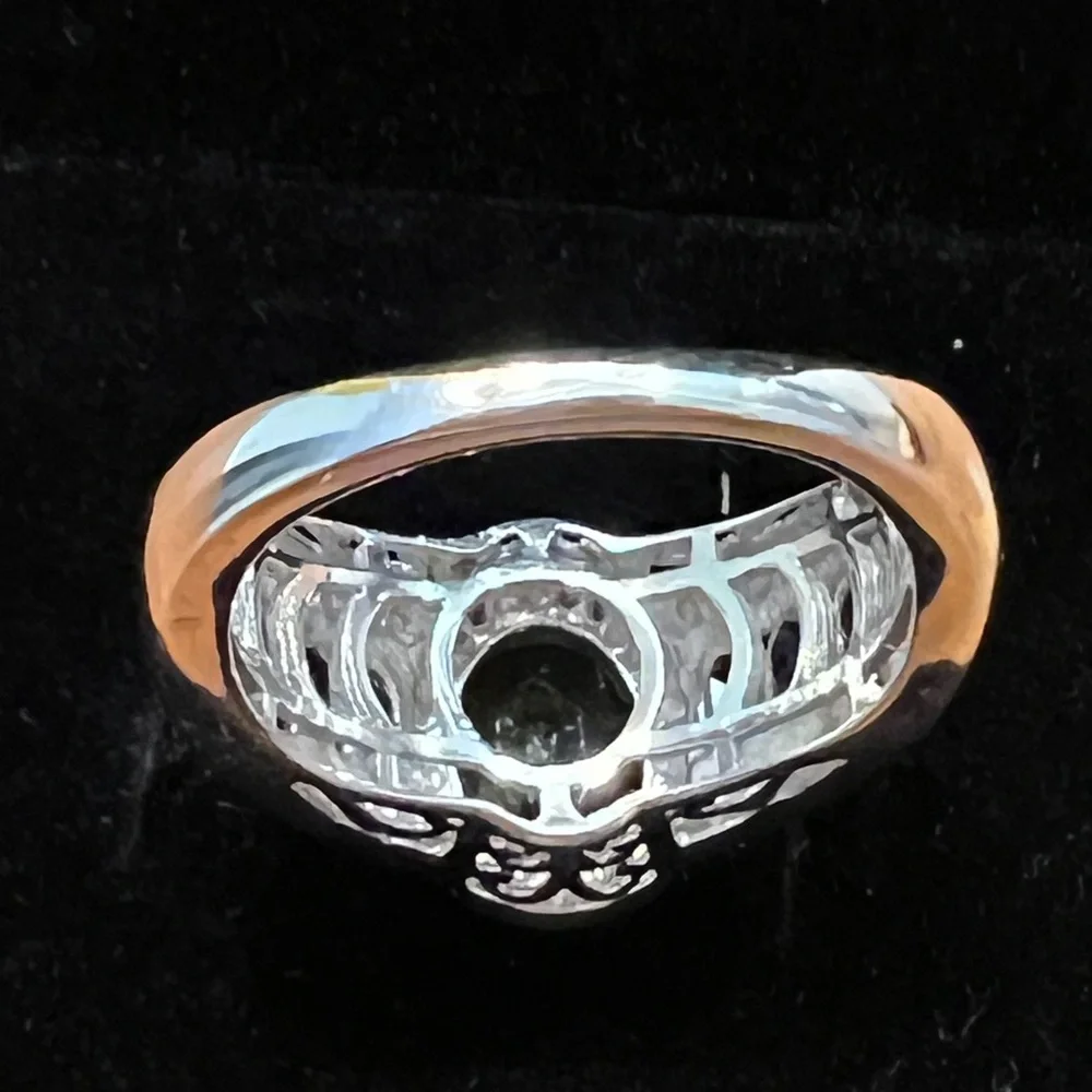 Peridot and Multi Gemstone Sterling Silver Ring - Picture 5 of 7